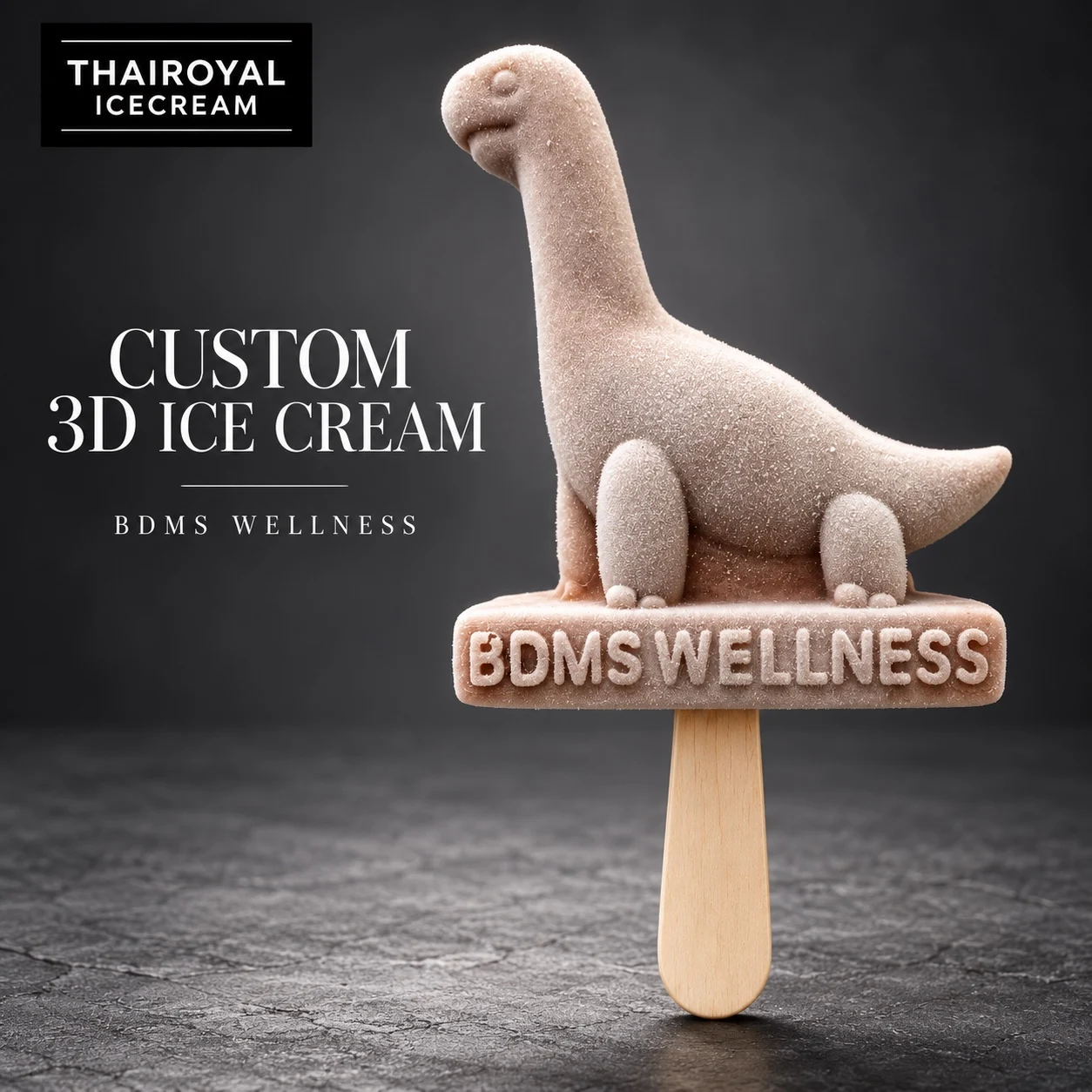 ตัวอย่างแนวคิดไอศกรีม 3D BDMS Wellness